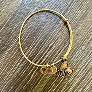 Alex and ani love bracelet